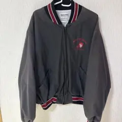 90s DeLONG USA製 スタジャン 刺繍ロゴ ブラック ヴィンテージのサムネイル
