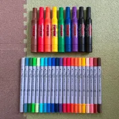 ZIG CLEAN COLOR マーカー21色・PROCKEY 8色まとめ売り