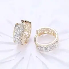 ゴールドピアス フープ 18金 ハワイ産 k18 プラチナ ハワイアンジュエリー