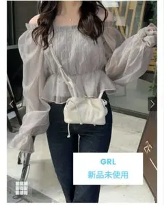 【新品・未使用】GRL　オフショルブラウス