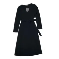 【新品】Premium by Vicky ブラックラップワンピースのサムネイル
