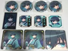 ブルーロック スマイルベースカフェ 缶バッジ アクリルカード コースター 凛