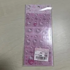【正規品】サンリオ ハローキティ　タイルシール　ヒョウ（ピンク）