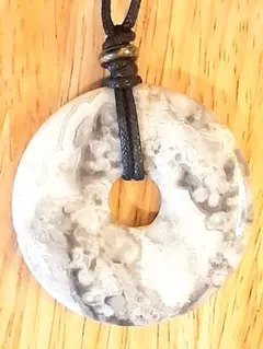 【オ 92】天然石クレイジーレースアゲート ペンダント ハンドメイド