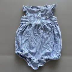 Ralph Lauren ストライプロンパース 18M 80/86