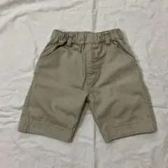 COMME CA ISM ベージュ ハーフパンツ ゴムウエスト サイズ90