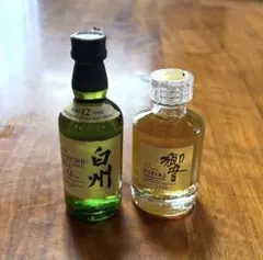 白州 12年 響 17年 ミニボトル 50ml 2本セット　サントリーのサムネイル