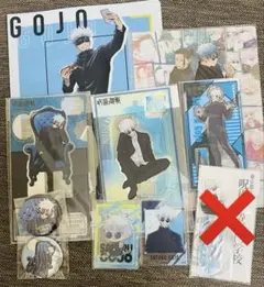 呪術廻戦　五条悟　アクリルスタンド　缶バッジ