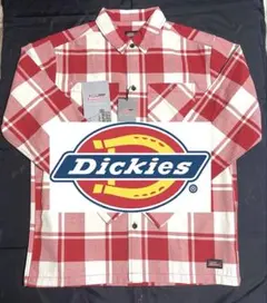 【新品】Dickies ディッキーズ チェックシャツ 赤×白　シャツ　L