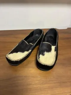 y's ワイズ　ハラコ　フラットシューズ　靴のサムネイル