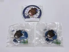 ローゼンメイデン 蒼星石 3個セット 箔押し 缶バッジ ミニアクリルスタンド