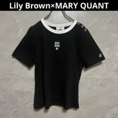 リリーブラウン MARY QUANT　クラシックコンパクト Tシャツ 黒のサムネイル