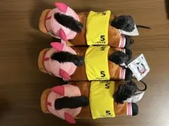 サラブレッドコレクション ぬいぐるみ　スマホショルダー ハルウララ 3つセット