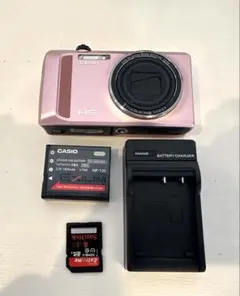 CASIO EXILIM EX-ZR200 レッド - メルカリ