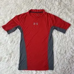 Under Armour トレーニングシャツ M 赤/グレー