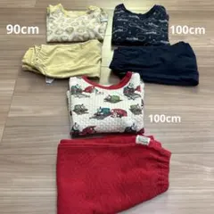 90cm100acmユニクロパジャマセット