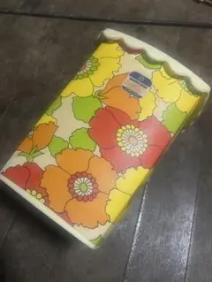 昭和レトロ ゴミ箱 花柄 シャロン
