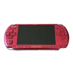 【訳あり】◾️PSP3000 本体◾️充電器◾️バッテリーなし◾️動作未確認◾️レッド