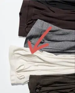 ユニクロ UNIQLO ウォッシャブルニットリブパンツ　M