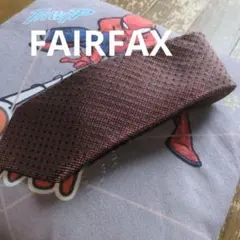 FAIRFAX ネクタイ ブラウン系 ドット柄のサムネイル