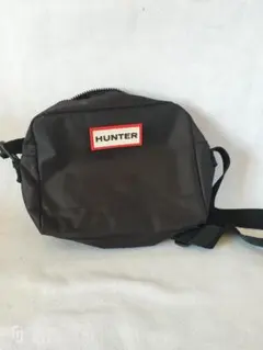 HUNTER ブラック ショルダーバッグ
