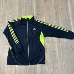 adidas Climalite フルジップジャケット ネイビー/ライム