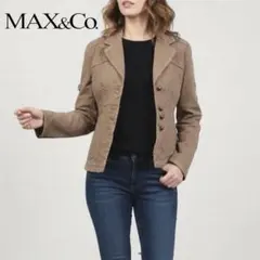 MAX&Co. マックスアンドコー　コットンジャケット　ブラウン　40