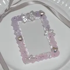 ♡ホイップデコ　トレカケース　パープル