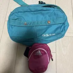 adidas ショルダーバッグとウエストポーチセット