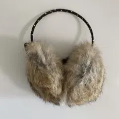 イヤマフ イヤーマフラー ファー ブラウン系