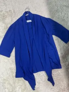 【美品】INFERNO 青 カーディガン 長袖 ユニセックス