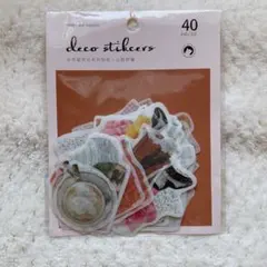 ガールズ フレーク シール ステッカー デコ コラージュ シール帳 手帳