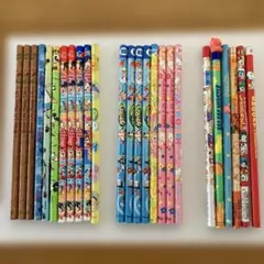 キャラクター柄鉛筆セット HB 2B B
