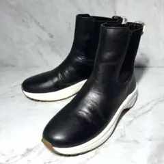 美品LAUREN RALPH LAUREN サイドゴアブーツ 36 黒 23cmのサムネイル