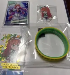 ウマ娘 サイレンススズカ アクスタ ステッカー アクリルブロック シリコンバンド