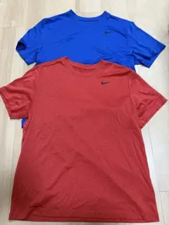 Nike Tシャツ 2枚セット 青 赤　XXL