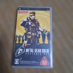METAL GEAR SOLID PORTABLE OPS PSP