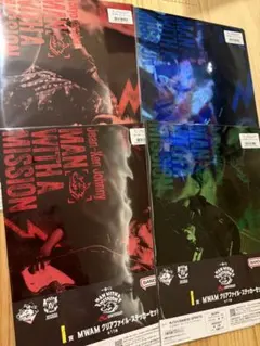 一番くじ　フィギュア　MAN WITH A MISSION クリアファイル