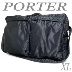 極美品 ポーター PORTER タンカー ボストンバッグ XL 大容量 ブラック