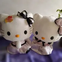 ユ*キ様 ハローキティ ぬいぐるみ 2体セット