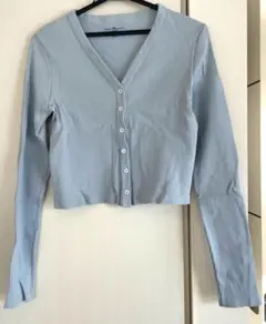 Brandy Melville ライトブルーVカーディガン