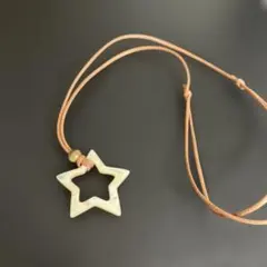夜光貝、星形ネックレス