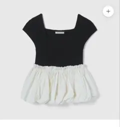 Searoomlynn フレンチスリーブKnitドッキングトップスのサムネイル
