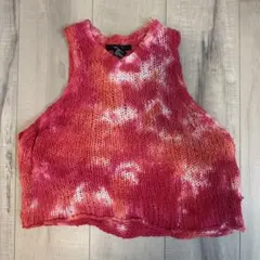 FOREVER21 タイダイ柄 ニットビスチェ Mのサムネイル