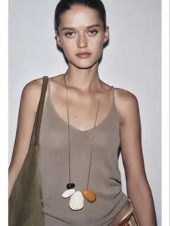 【新品！タグ付き】ZARA ザラ ロングネックレス