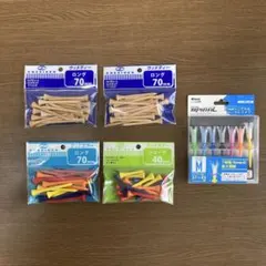 （R1587）ゴルフティー セット ONESIDER Tabata 新品未使用のサムネイル