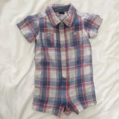 再値下げ baby GAP シャツロンパース 美品！！！