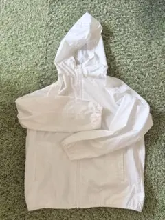 ユニクロ UNIQLO ポケッタブルUVカットパーカー 150 白