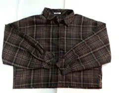 Lutique チェック柄 長袖シャツ L