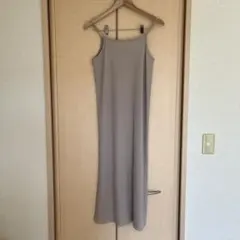 GU リブキャミソールワンピース